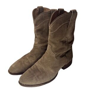 Tecovas The Shane Roper Boots Granite Suede Men's Size 10.5 D Western 1009